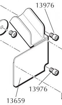 Brakett for patronutfører