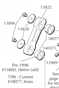 Messingforing Link Arm